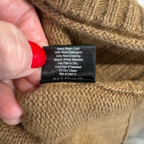 Jenni Kayne Everyday Dark Camel Crewneck Sweater - Picture 10 of 10